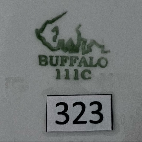 Vintage Buffalo Pottery 111C Speckled Oval Restaurant Ware Serving Platter. - Picture 8 of 9